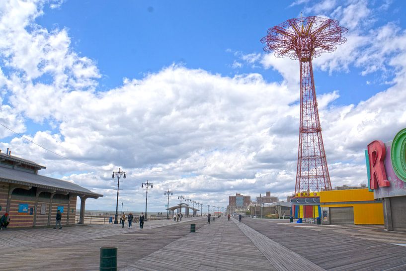 Promenade de Coney Island avec saut en parachute par Tineke Visscher