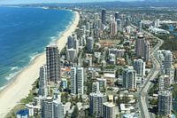 Gold Coast avec vue sur Surfers Paradise en Australie