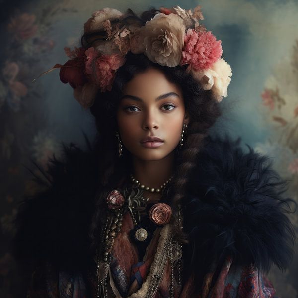 Portrait aux couleurs douces par Carla Van Iersel