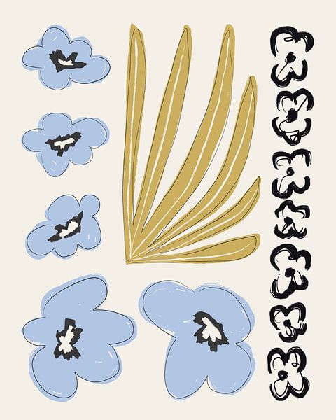 Modern Boho Botanical par Bohomadic Studio