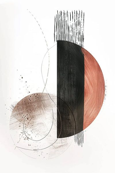 Bauhaus Japandi Abstrakt von Kunst Laune