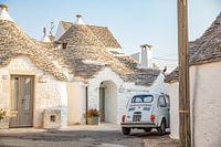 Typische italienische Straße in Alberobello
