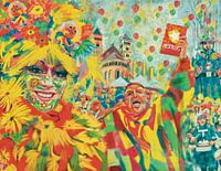 Karneval Maastricht 2022 mit Vrijthof und Giant