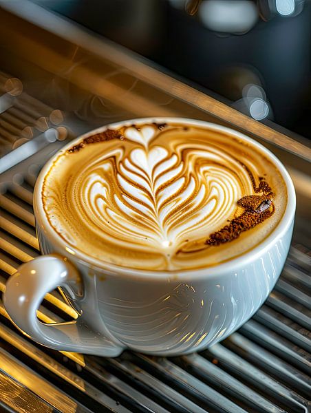 eine Tasse Kaffee oder Cappuccino trinken von Egon Zitter