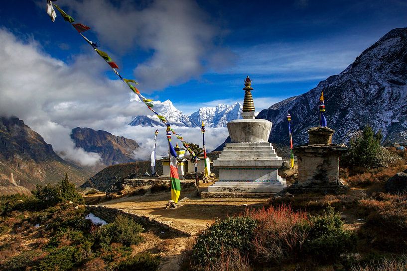 Stupa in Nepal von Jürgen Wiesler