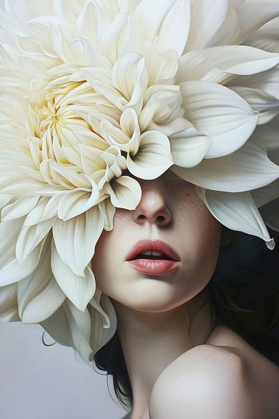 Fille de la fleur par But First Framing