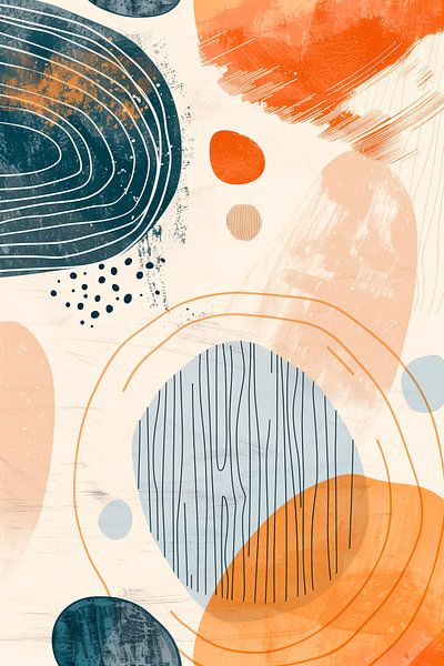 Abstrakte Kreisdynamik von Whale & Sons