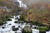 Gletscher-Wasserfall