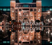 Rijksmuseum Amsterdam met IAMsterdam letters