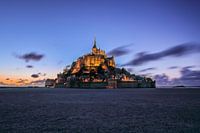 Le Mont-Saint-Michel - Sonnenuntergang