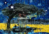 Flagge von Curaçao und Divi Divi