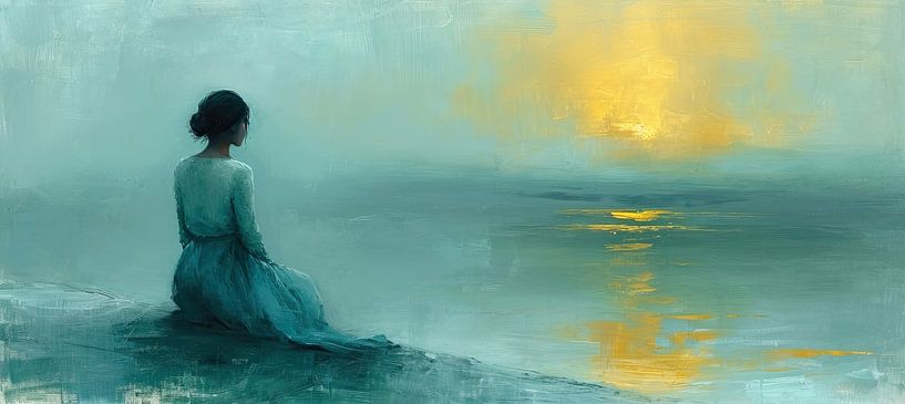 Woman Sunrise by Art Whims