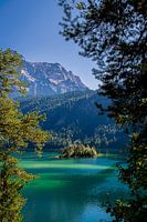 Belle nature au lac Eibsee en Allemagne