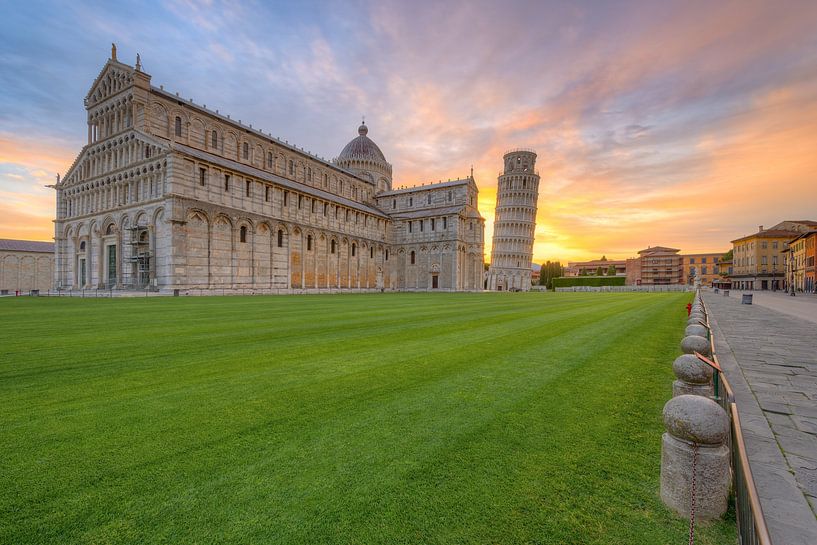 Pisa sunrise by Michael Valjak