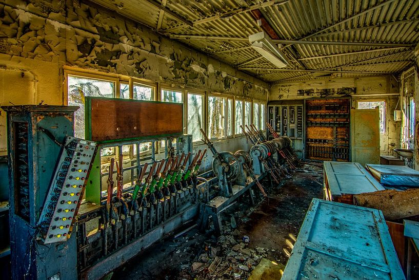Bahnhof Rochlitz Überreste von Johnny Flash