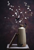 Flowers with vase still life