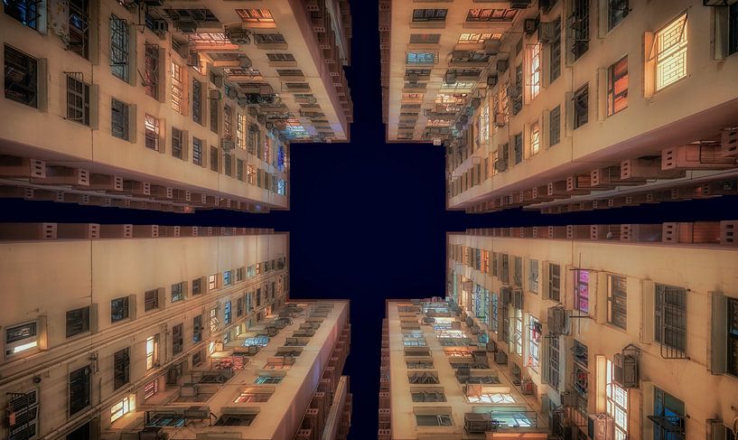 Hongkong architecture van Photo Wall Decoration