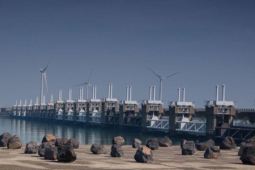 Neeltje Jans storm surge barrier by Kuifje-fotografie