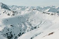 The skiing area of Kitzbühel