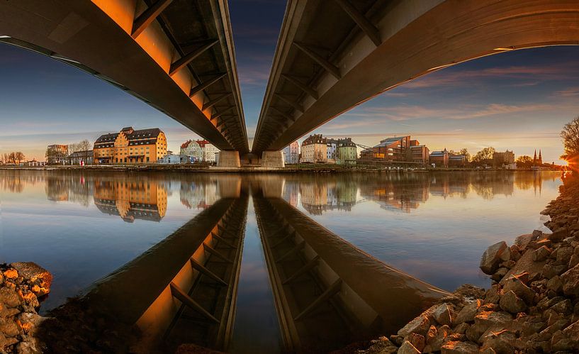 Nibelungenbrücke Regensburg von Thomas Rieger
