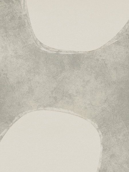 Organische Formen mit Texturen in sanften Farbtönen von Imaginative