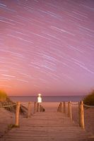 Sterrenspoor strand Viana do Castelo, Portugal