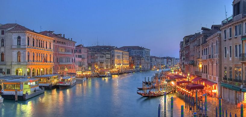 Grand Canal Venice at dusk by Rens Marskamp