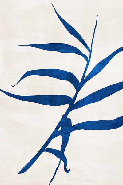 Abstract Botanical no. 5 Blue by Adriano Oliveira