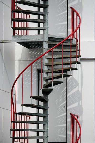 Spiral Staircase industrial by Suzanne Schoepe