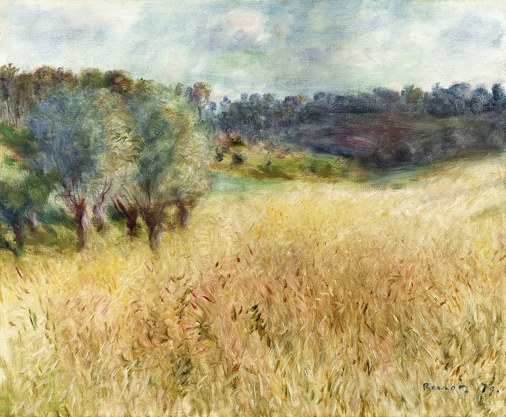 Weizenfeld, Pierre-Auguste Renoir von Meisterhafte Meister