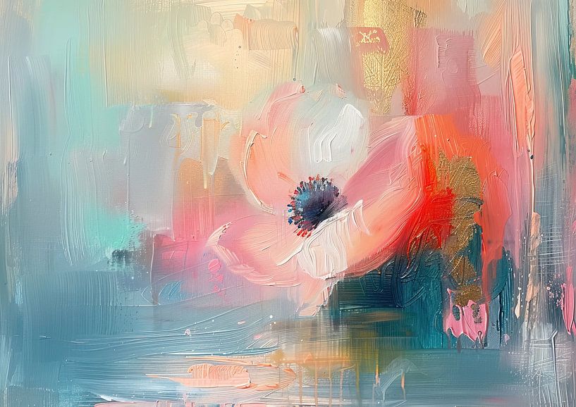 Blumenkunst von Abstraktes Gemälde