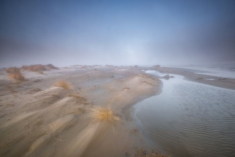 Brume de mer Plage de la mer du Nord Terschelling par Jurjen Veerman