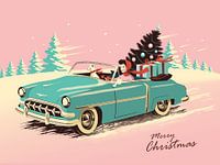 Vintage Cabrio Weihnachtsauto
