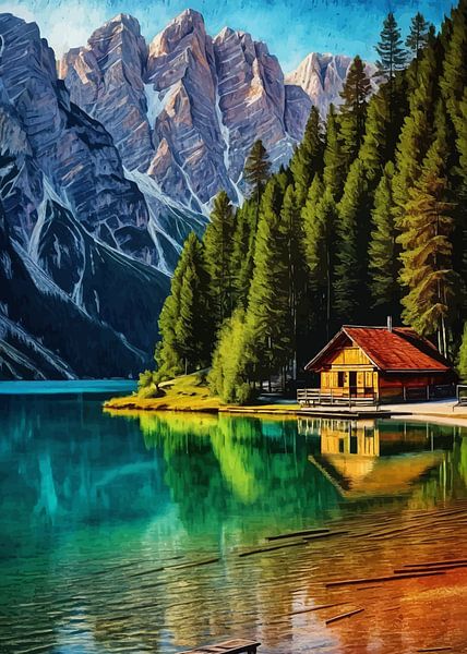 Schönheit des Pragser Wildsees in Südtirol von MIROKKU