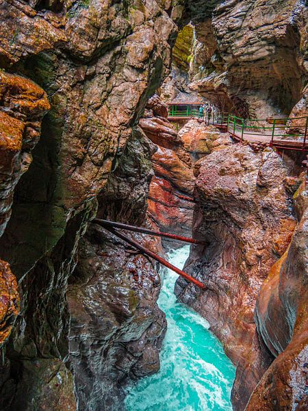 Breitachklamm in Allgäu by Mustafa Kurnaz