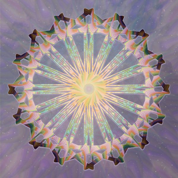 Speichensonne im Universum von ADLER & Co / Caj Kessler