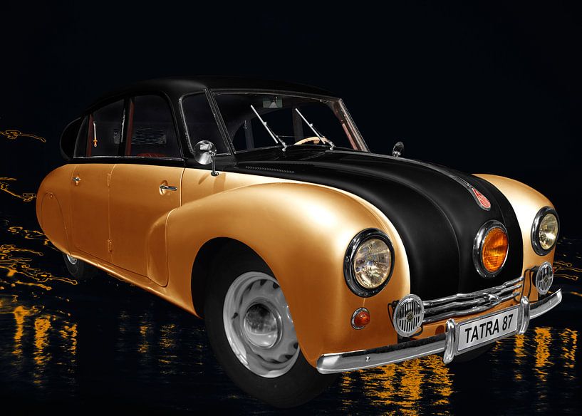 Tatra 87 in orange &amp; black von aRi F. Huber