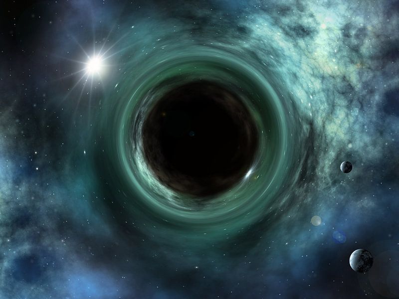 Black hole and event horizon by Markus Gann