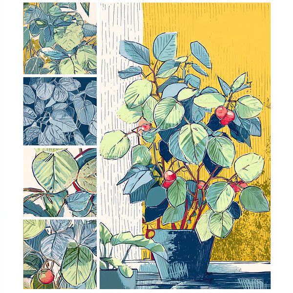 home plants illustration by Ariadna de Raadt-Goldberg