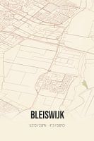 Alte Landkarte von Bleiswijk (Südholland)