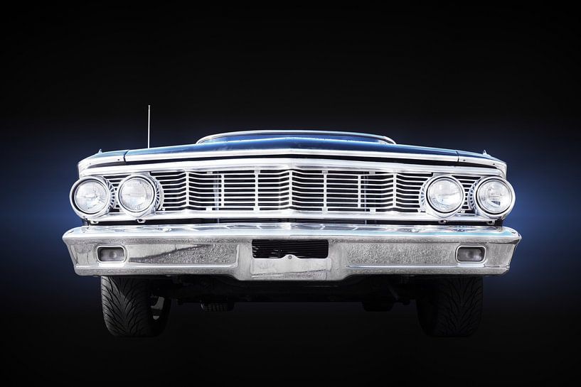American classic car Galaxie 1964 Front by Beate Gube