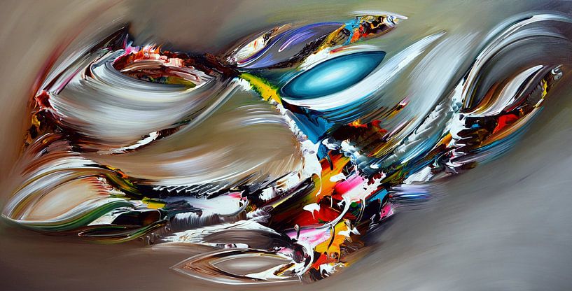 Monde abstrait par Gena Theheartofart