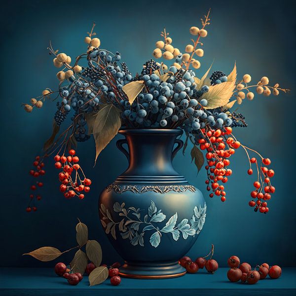 Blaue Stille von Studio WegWijs