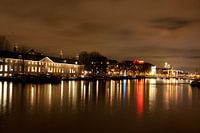 Nächtlicher Blick über die Amstel