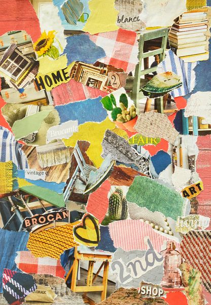 Recycling vintage Inspiration recycling collage by Trinet Uzun