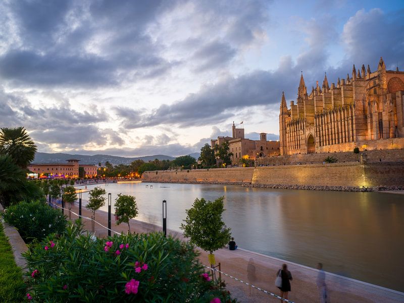 Palma de Mallorca - Parc de la Mar und Kathedrale von t.ART