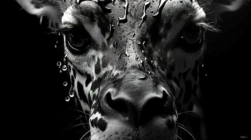 wildlife in black and white by Gelissen Artworks