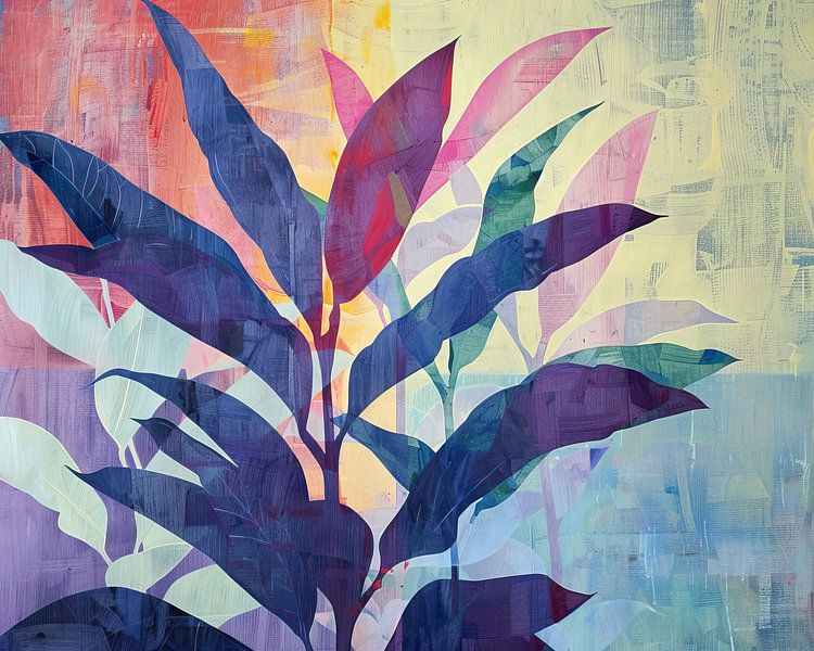 Malen von Blättern von Wunderbare Kunst