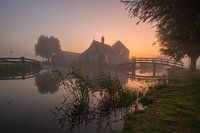 Zaanse Schans in the fog