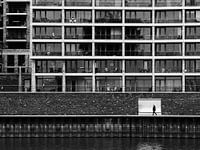 Black and white street picture Nijmegen